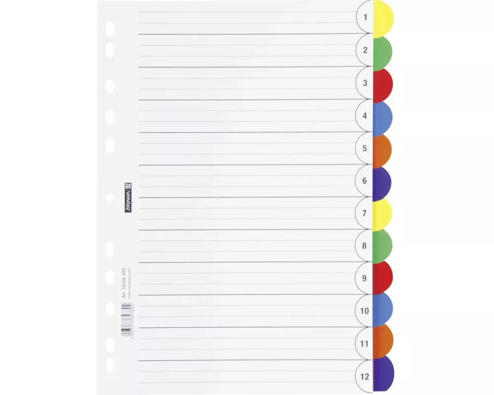 Brunnen Register A4 Office to Go 1-12