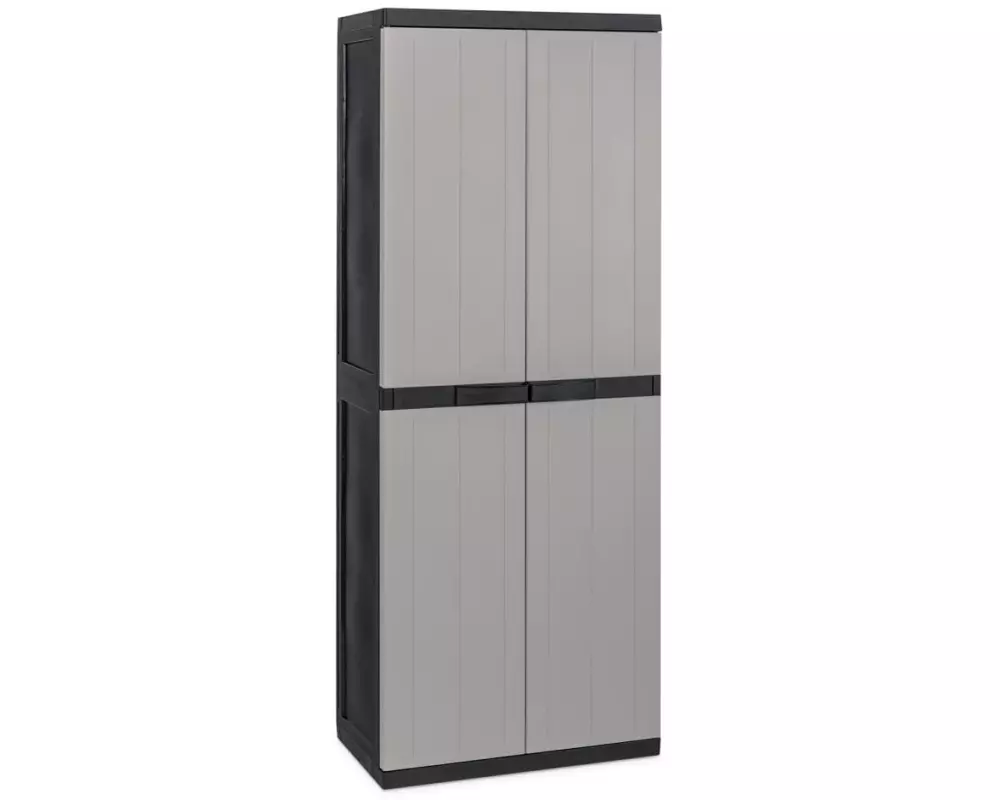 Toomax Schrank Bios midi 65 x 165 cm Schwarz/Warmgrau