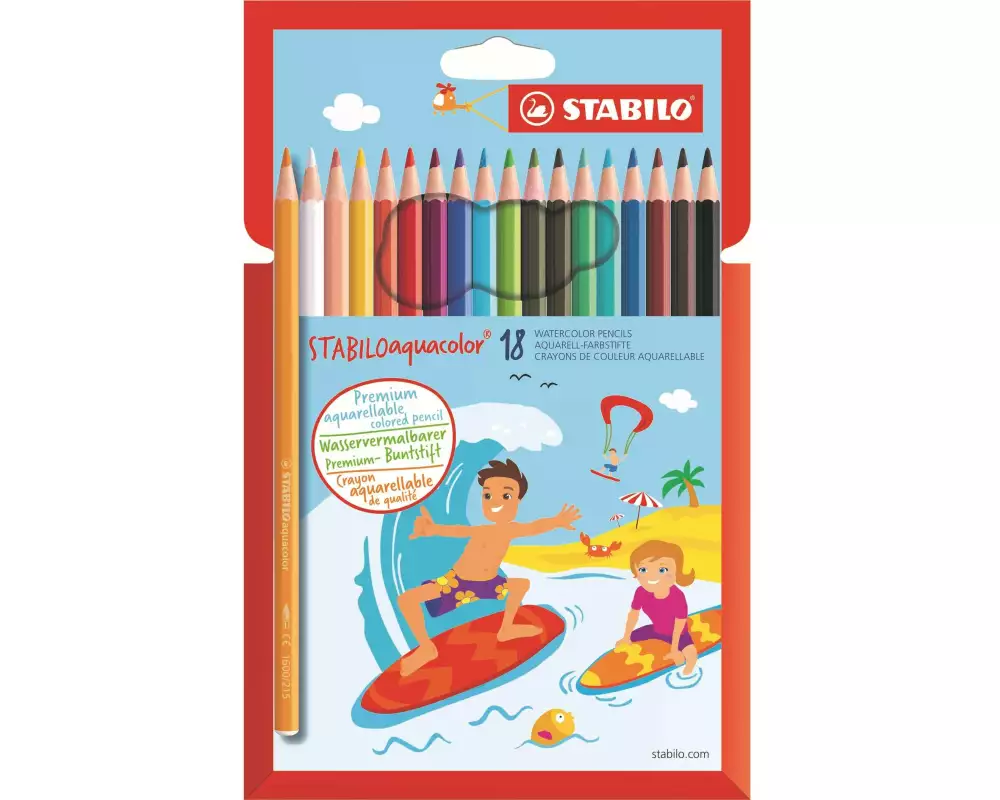 STABILO Farbstifte Kids Design, 18 Stück