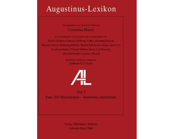 AL - Augustinus-Lexikon / Figurae - Hieronymus