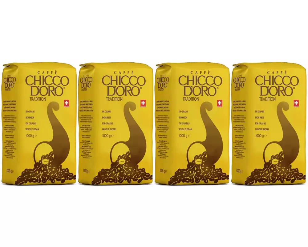 Chicco d'Oro Kaffeebohnen Tradition 4 x 1000g