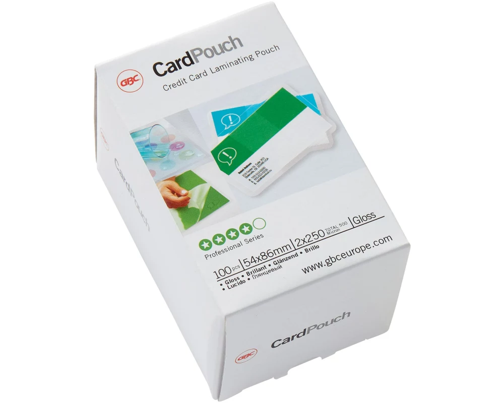 GBC Laminierfolie Card Kleinformat, 250 mic, 100 Stück