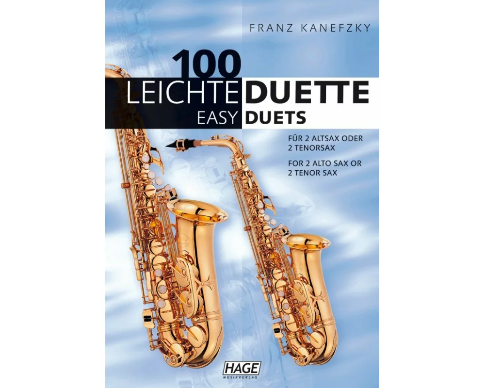 100 leichte Duette für 2 Saxophone