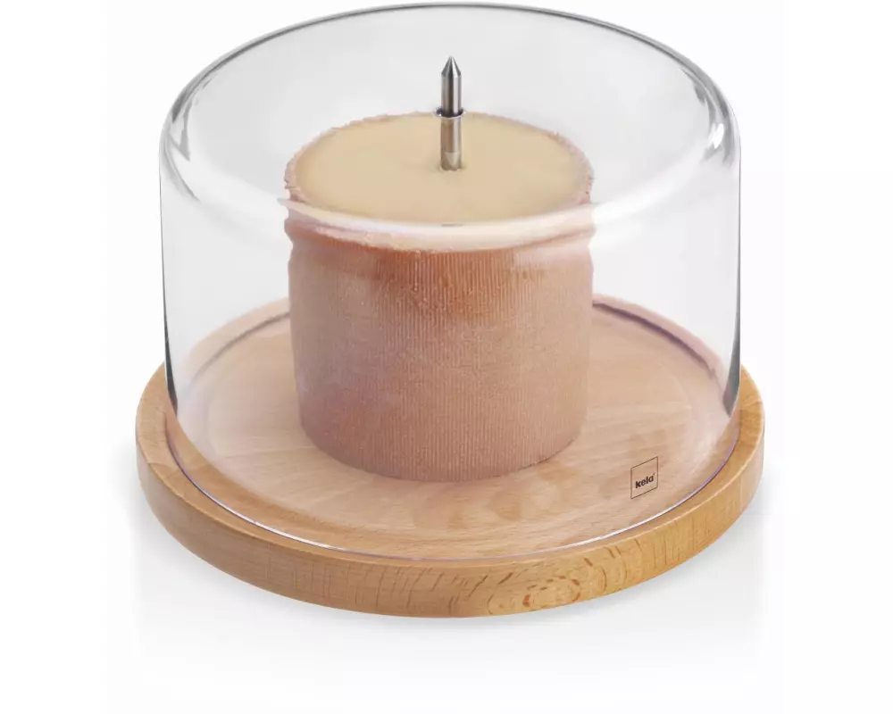 Kela Käsehobel mit Haube Braun