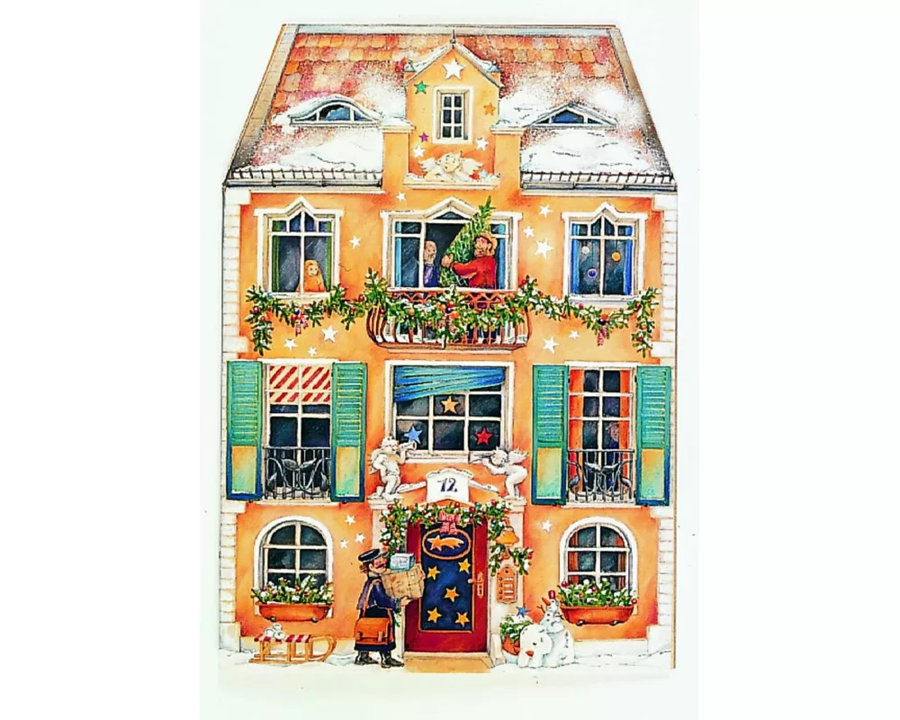 Aufstell-Adventskalender – Im Weihnachtshaus