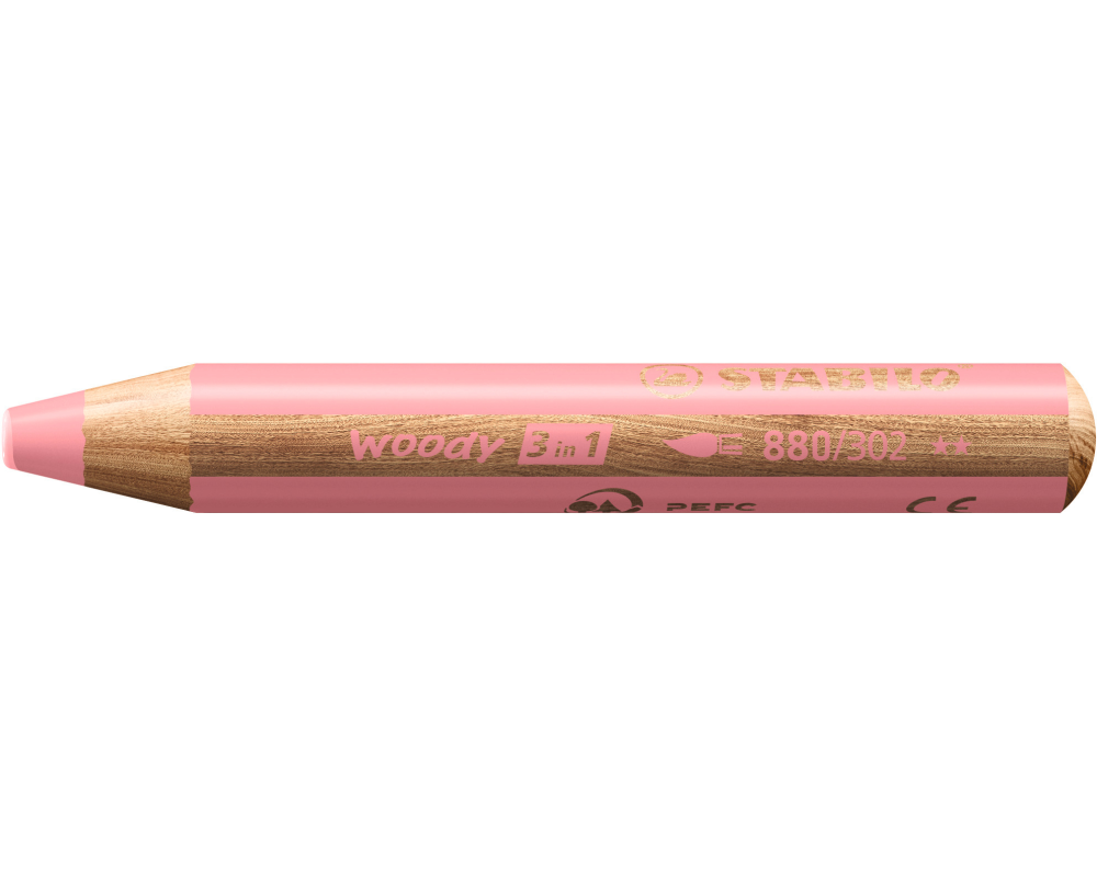 STABILO Farbstifte Woody 3 in 1 880/302 pastell rosa