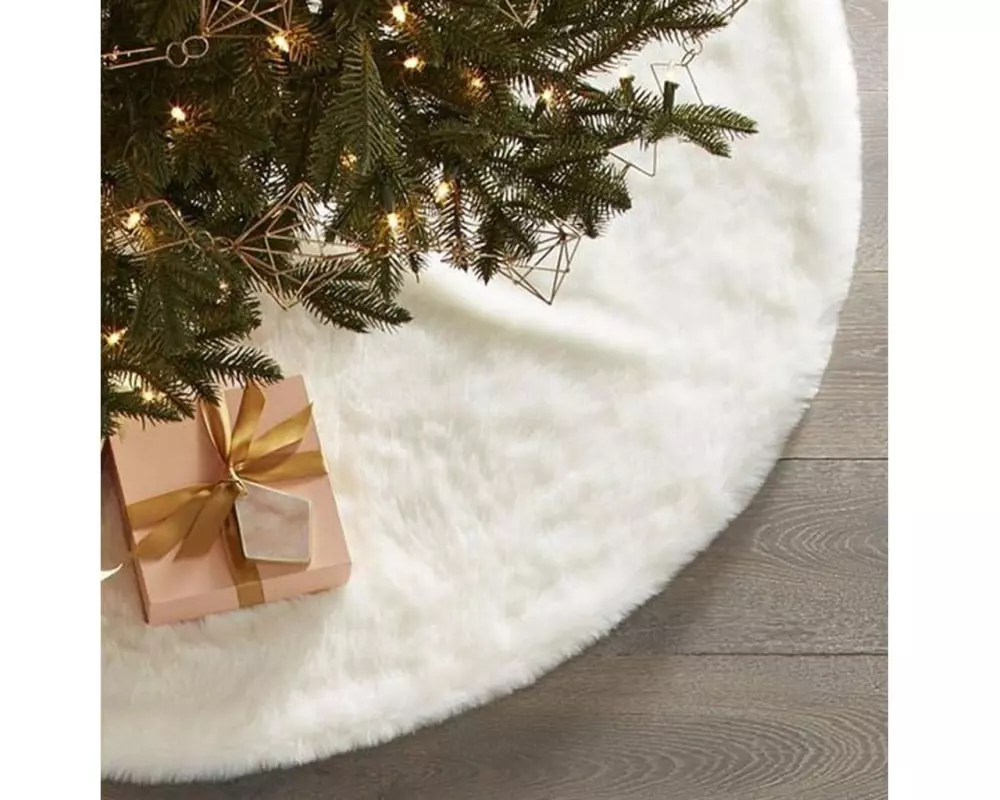 Dameco Weihnachtsbaum Rock 90 cm, Weiss