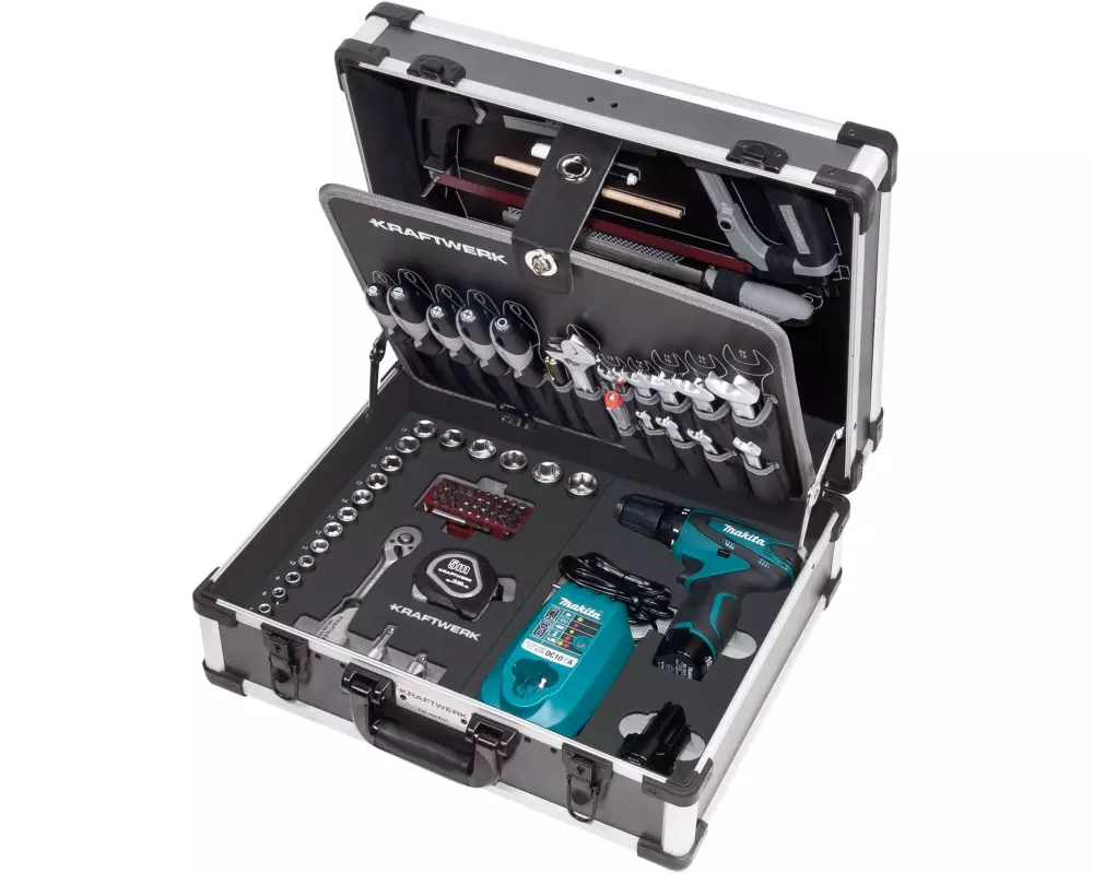 Kraftwerk Werkzeugkoffer B147 Makita 3/8", 100-teilig