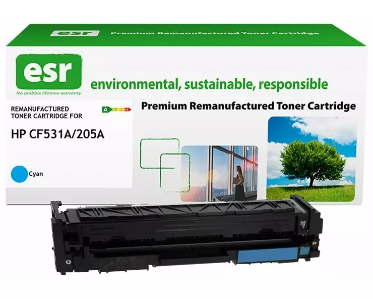 ESR Toner cartridge compatible with HP CF531A cyan remanufactured 2.600 pages