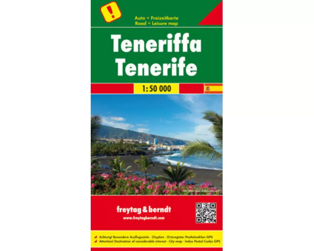 Teneriffa, Autokarte 1:50.000, freytag & berndt