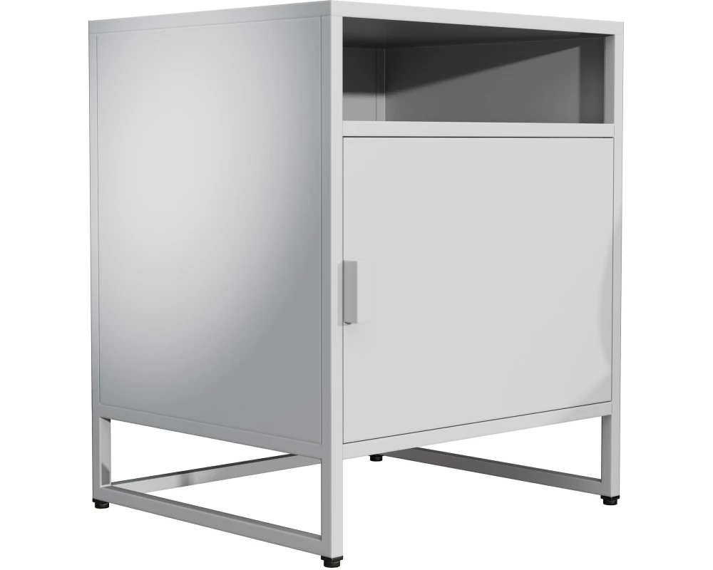 VCM Nachttisch Flokas L 45 x 55 cm, Weiss