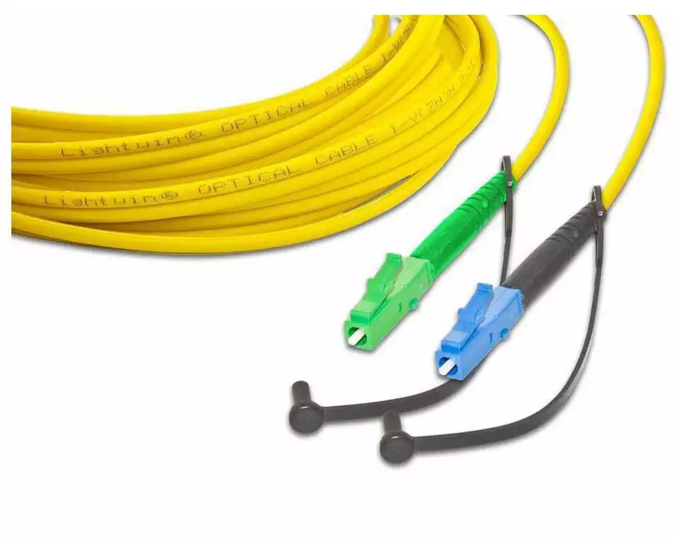 Lightwin LWL-Patchkabel Singlemode LC/APC – LC, OS2, Simplex, 3 m