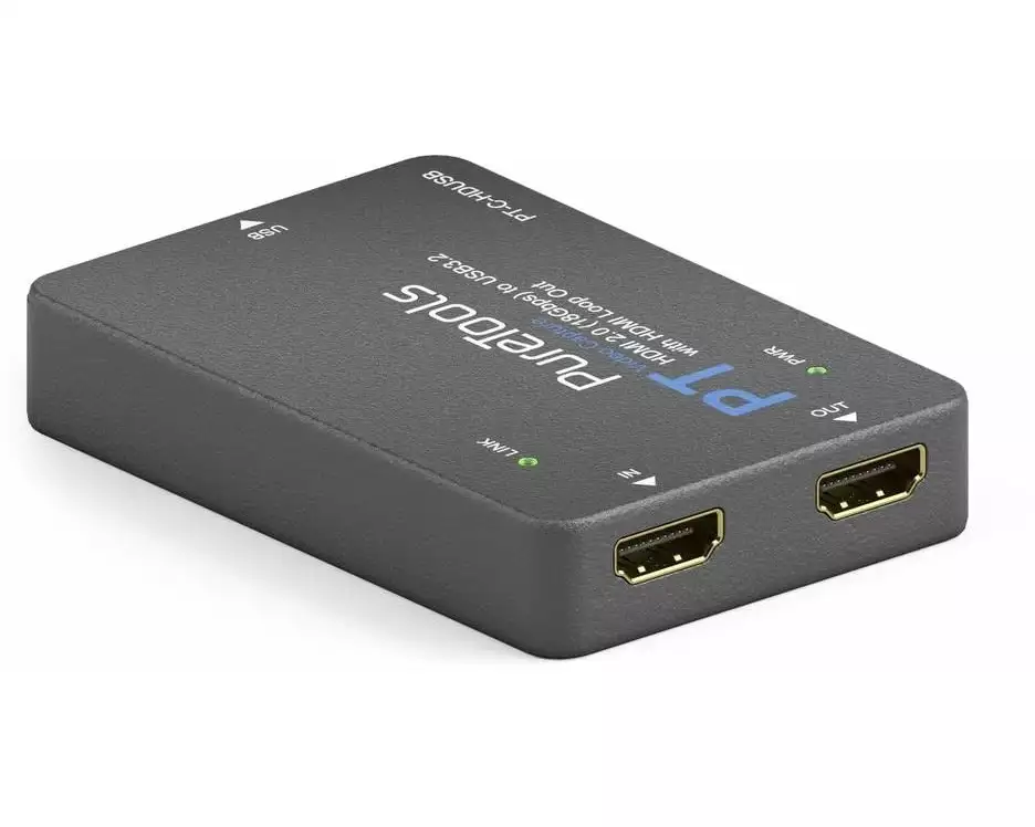 PureLink PureTools Converter HDMI 2.0 Video Capture 4K 60Hz HDMI zu USB 3.2