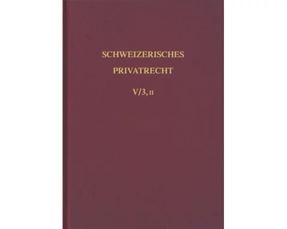 Bd. V/3, II: Sachenrecht. Das Grundbuch 2. Abt.