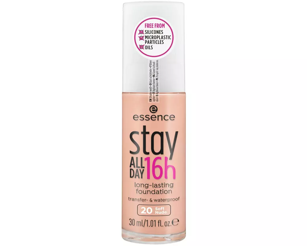 essence Foundation Stay All Day 16 h Long-Lasting 20 Soft Nude