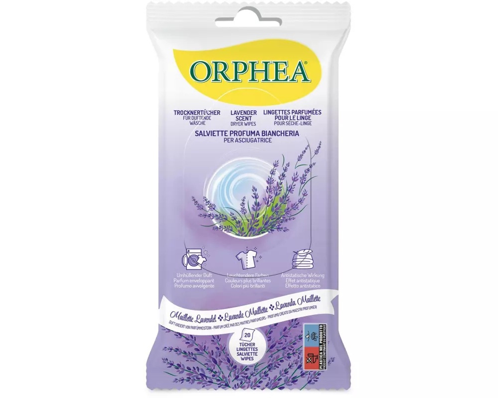 Orphea Trocknertuch Lavendelduft 20 Stück