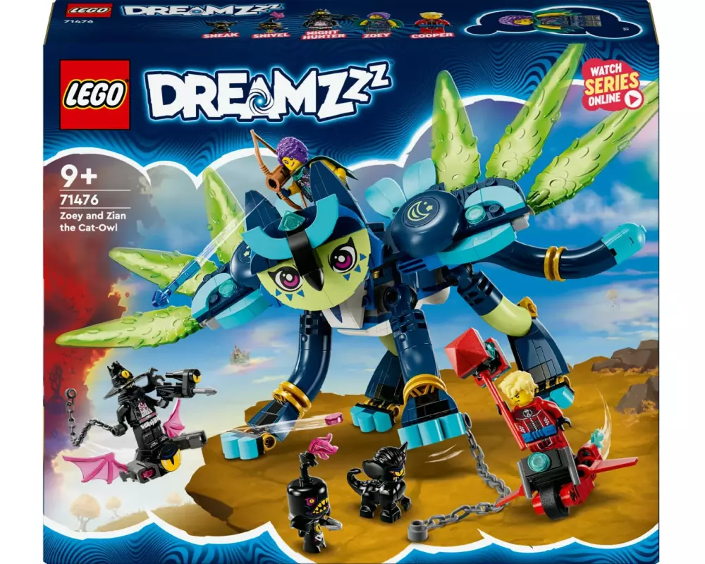 LEGO® DreamZzz Zoey und die Katzeneule Zian 71476