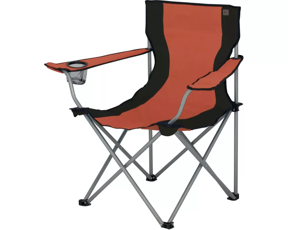 Eurotrail Campingstuhl Lausanne Ziegel / Schwarz Schwarz/Rot