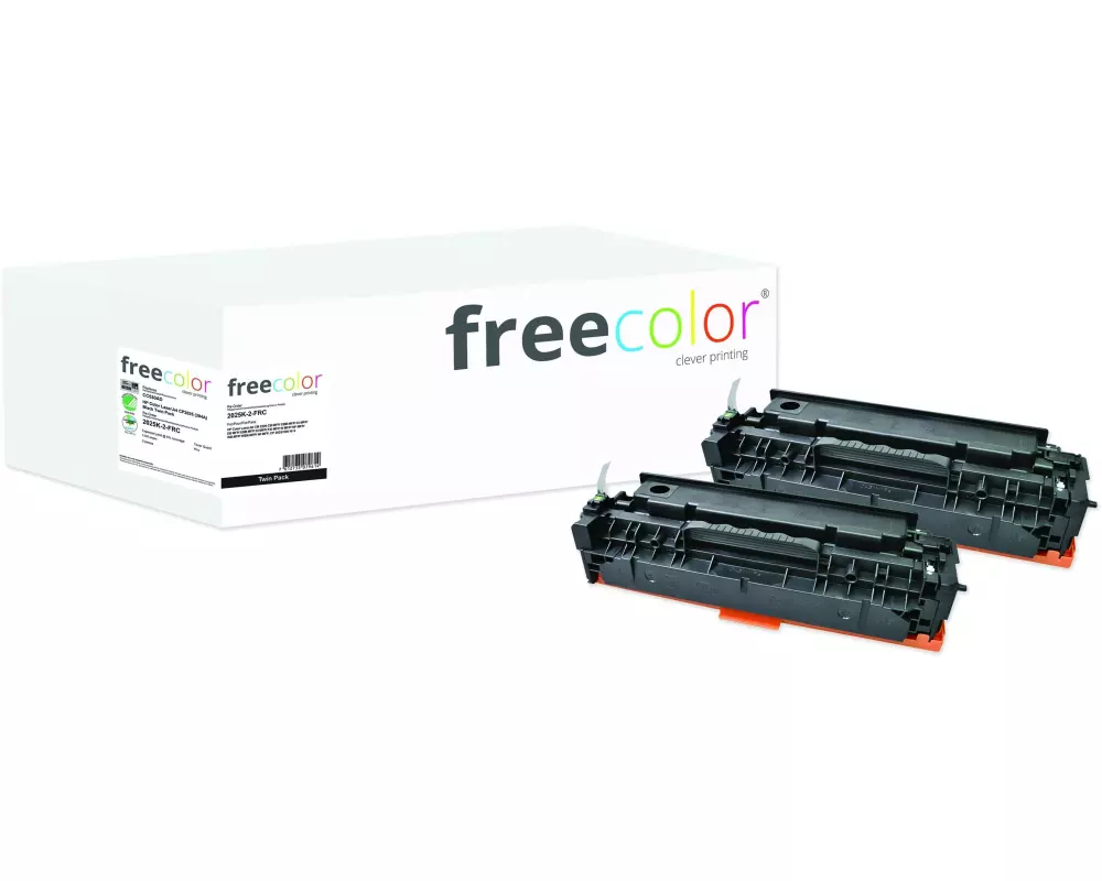 Freecolor Toner HP CC530, (2 Stück) Black
