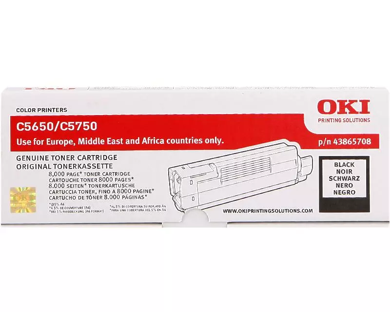 OKI Toner 43865708 Black