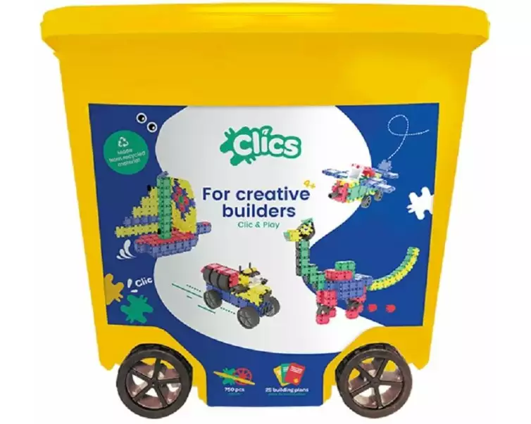 Sombo Baukasten Clics Box Bausatz 750 Teile