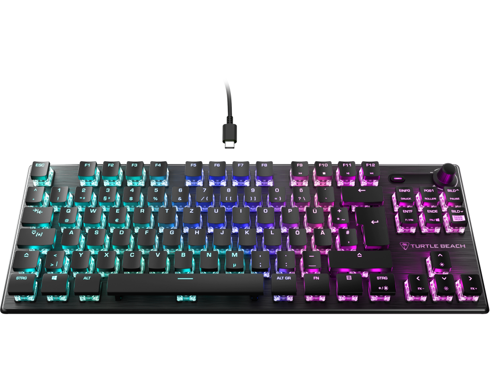 Turtle Beach Gaming-Tastatur Vulcan TKL RGB Schwarz
