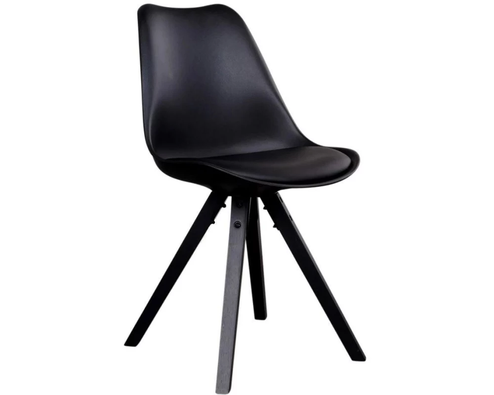 House Nordic Stuhl Bergen 2 Stück, 86 x 55 cm, Schwarz