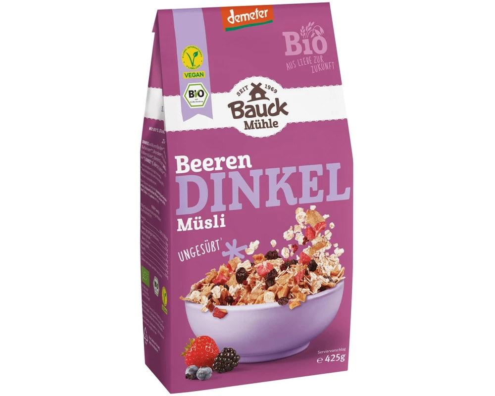 Bauck Mühle Müesli Dinkel Beere 425 g