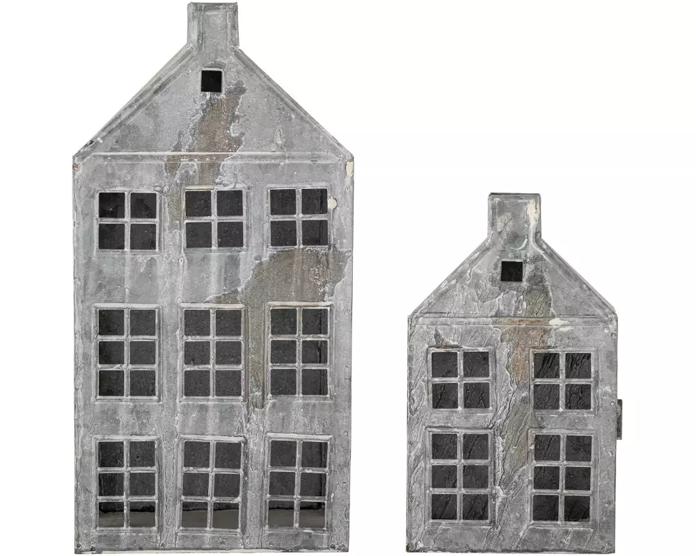 Bloomingville Tischlicht Heidrun 2 Stück, Grau