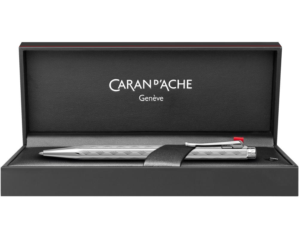 CARAN D'ACHE Kugelschreiber Ecridor Tressé 890.024 platiniert