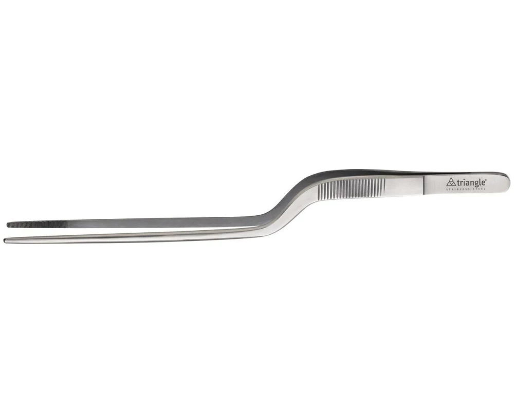 triangle Küchenzange zweifach gekröpft 14 cm Silber