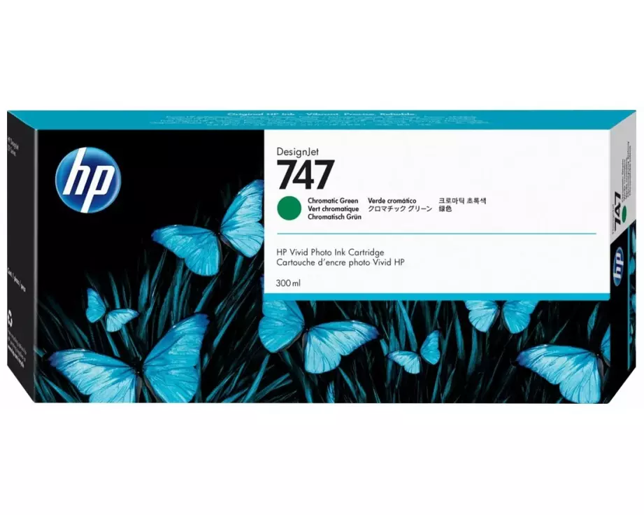 HP 747 300-ml Chromatic Green Ink Cartridge