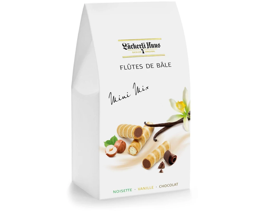 Läckerli Huus Flûtes de Bâle Mini Mix 155 g