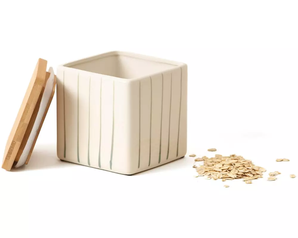 Esmée Vorratsbehälter 0.75 l, Beige/Grün