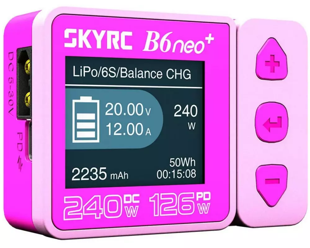 SKYRC Ladegerät B6neo+ 10 A 200 W Pink