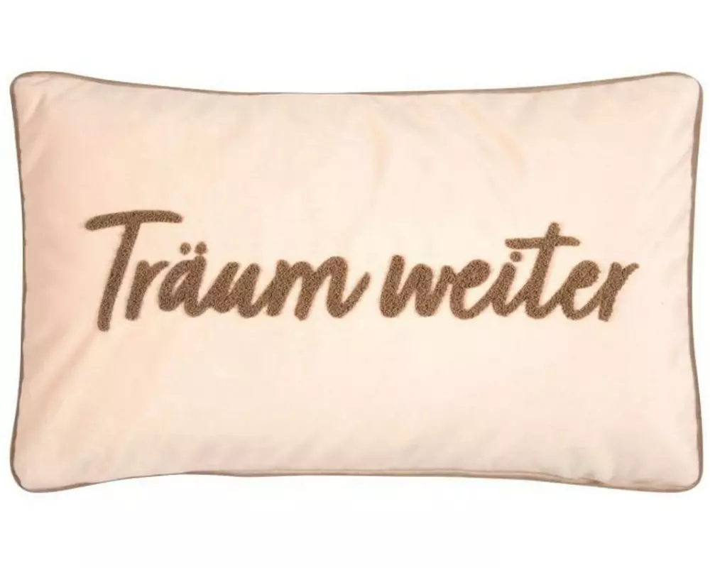 pad Kissenbezug Letters 30 x 50 cm, Beige