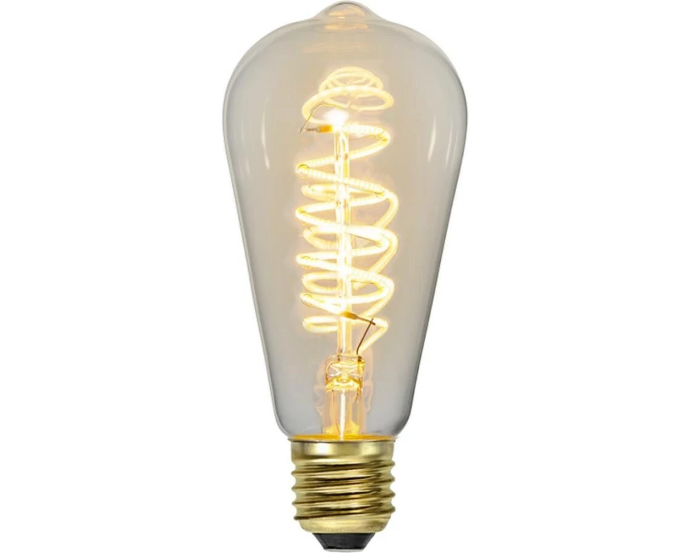 Star Trading LED Leuchtmittel, E27 ST64 Decoled Spiral Clear 3-step