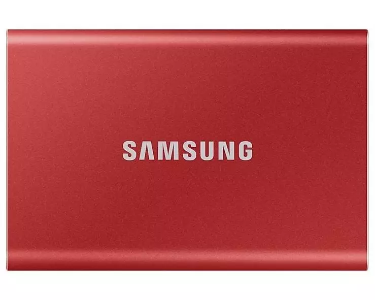 Samsung Externe SSD Portable T7 Non-Touch, 1000 GB, Rot