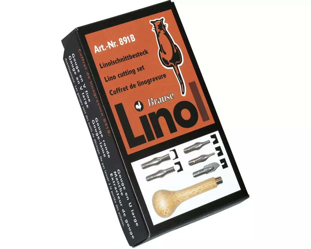 Clairefontaine Stempel Zubehör Linolschneider-Set Motiv: Ohne Motiv