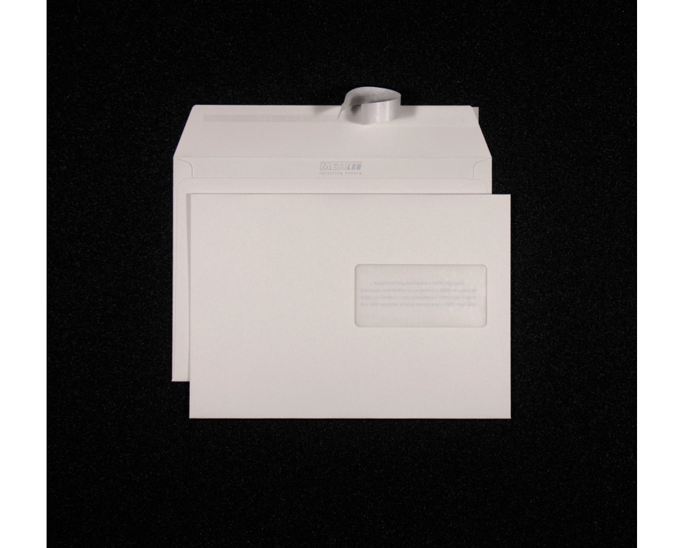 METTLER Couvert Fenster rechts C5 8144 120g, recycling 500 Stk.