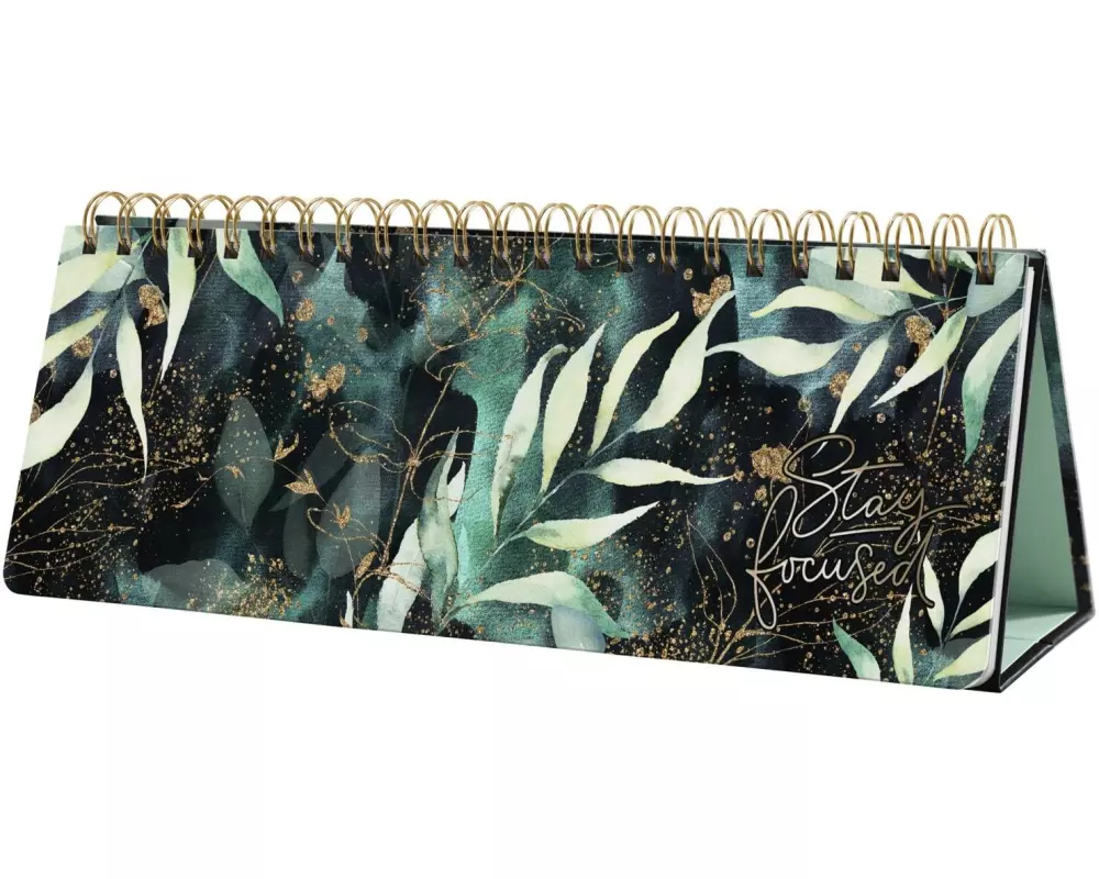 Jolie Wochenplaner Undatiert, Glamorous Leaves Pflanze, Mehrfarbig