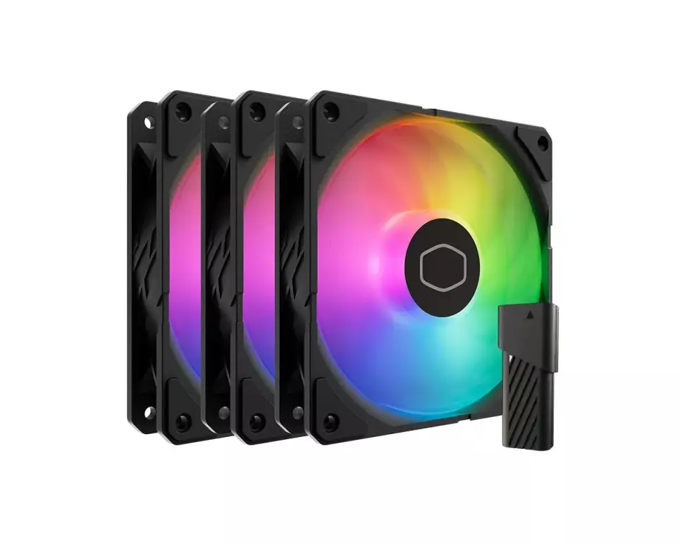Cooler Master PC-Lüfter SickleFlow Edge 120 ARGB 3-Pack Schwarz