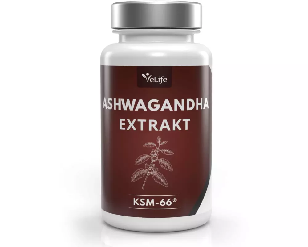 VeLife Ashwagandha Extrakt 120 Tabletten