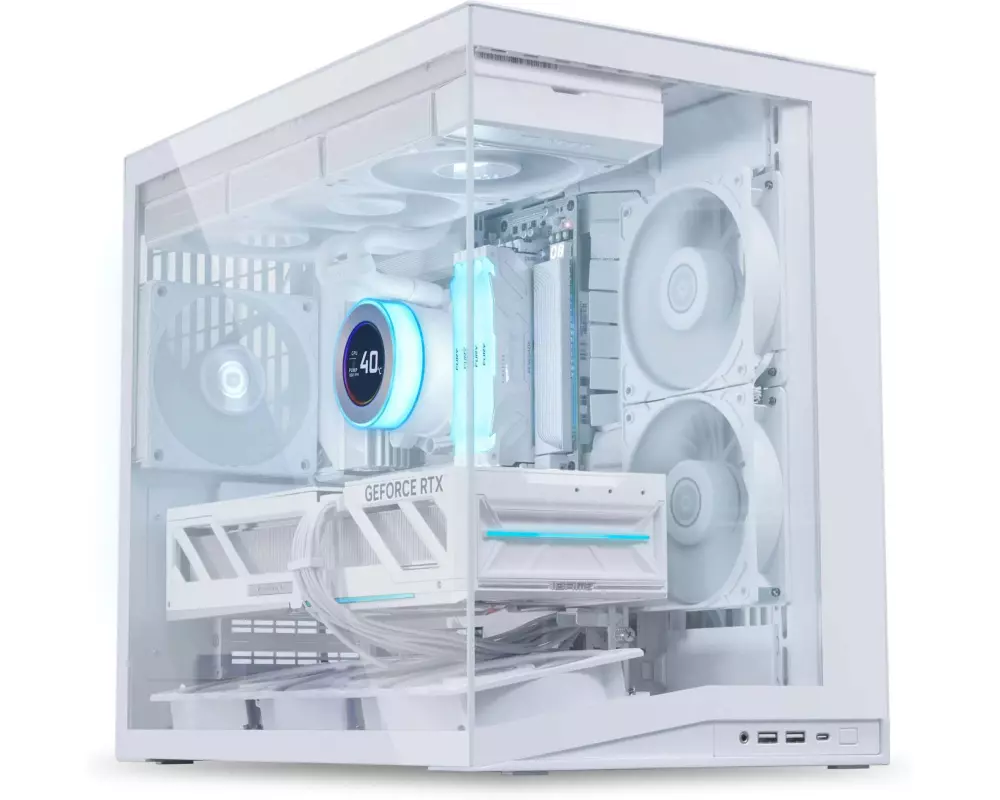 Lian Li PC-Gehäuse O11 Dynamic Mini V2 Flow Weiss