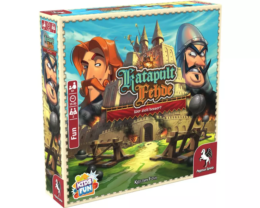 Pegasus Spiele Kinderspiel Katapult Fehde -DE-