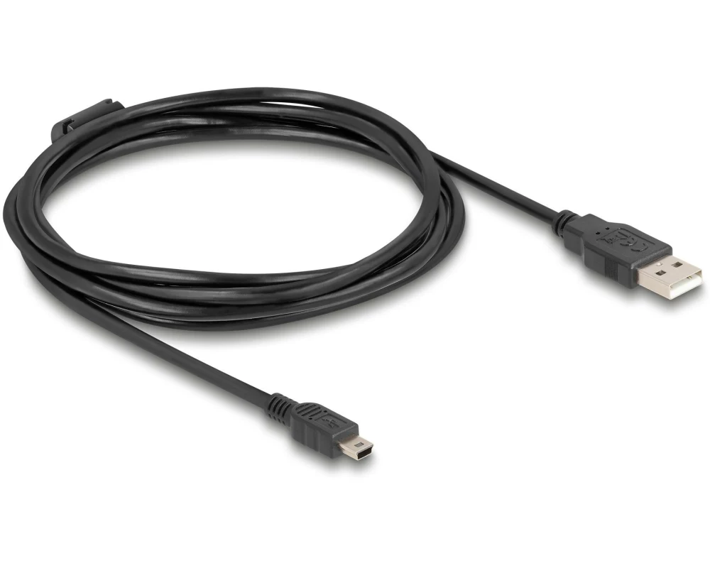 Delock 1.5m, USB 2.0-A/USB 2.0 Mini-B USB-A - Mini-USB B 1.5 m