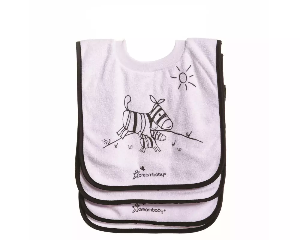 DREAMBABY Lätzchen Jungle 4er Set 36 x 26 cm