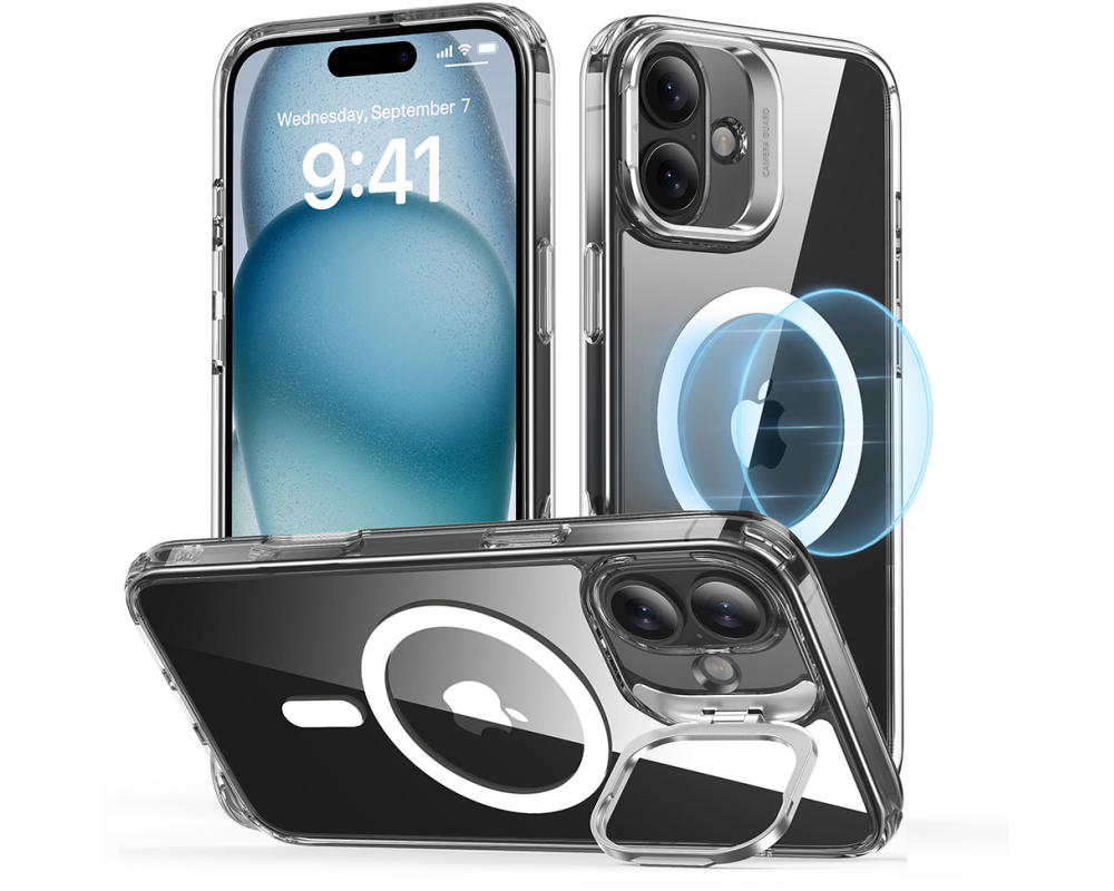 ESR Classic Hybrid Case MagSafe 1A74701 +Stand iPhone 16 Clear