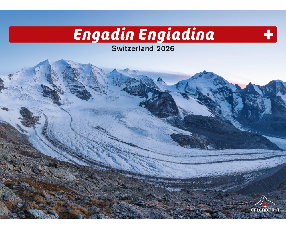 CALENDARIA Bildkalender 2026 9783036205632 Engadin ML 40x31cm