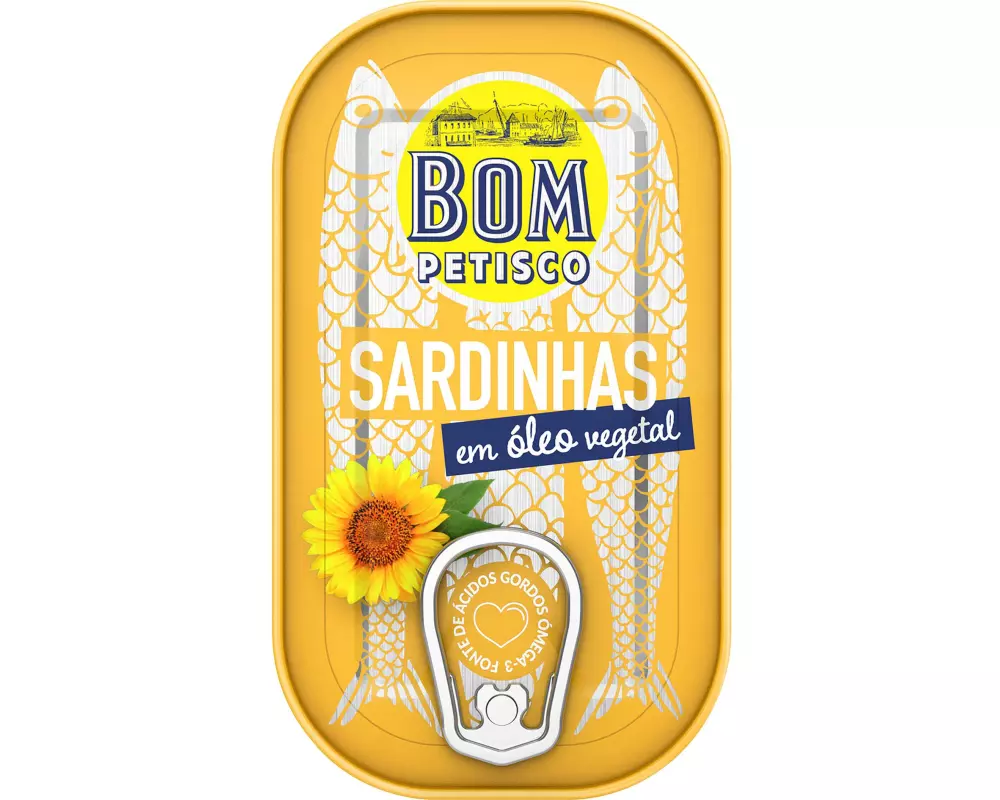 Bom Petisco Sardinen in Pflanzenöl 120 g
